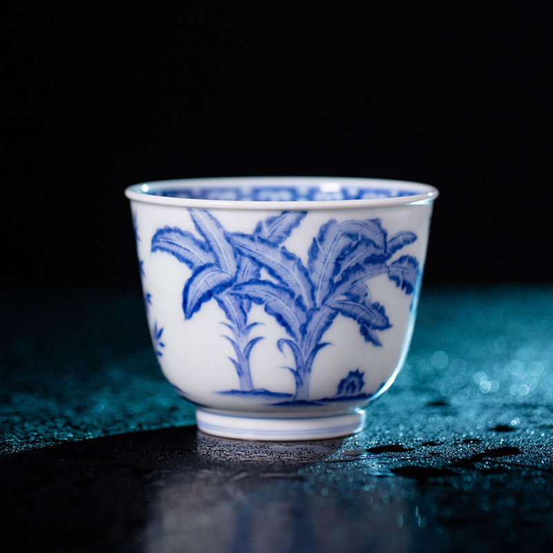 庭院蕉石杯